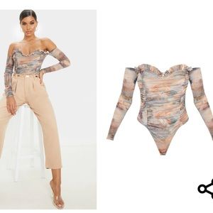 NWT water color bodysuit